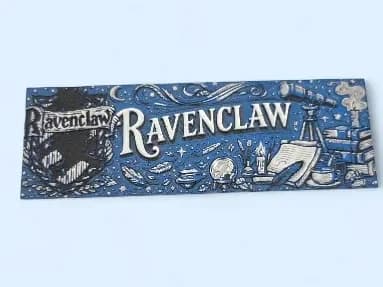 Ravenclaw 50mm x 150mm Bookmark by MythicHue's HueForge model: Ravenclaw 50mm x 150mm Bookmark by MythicHue's