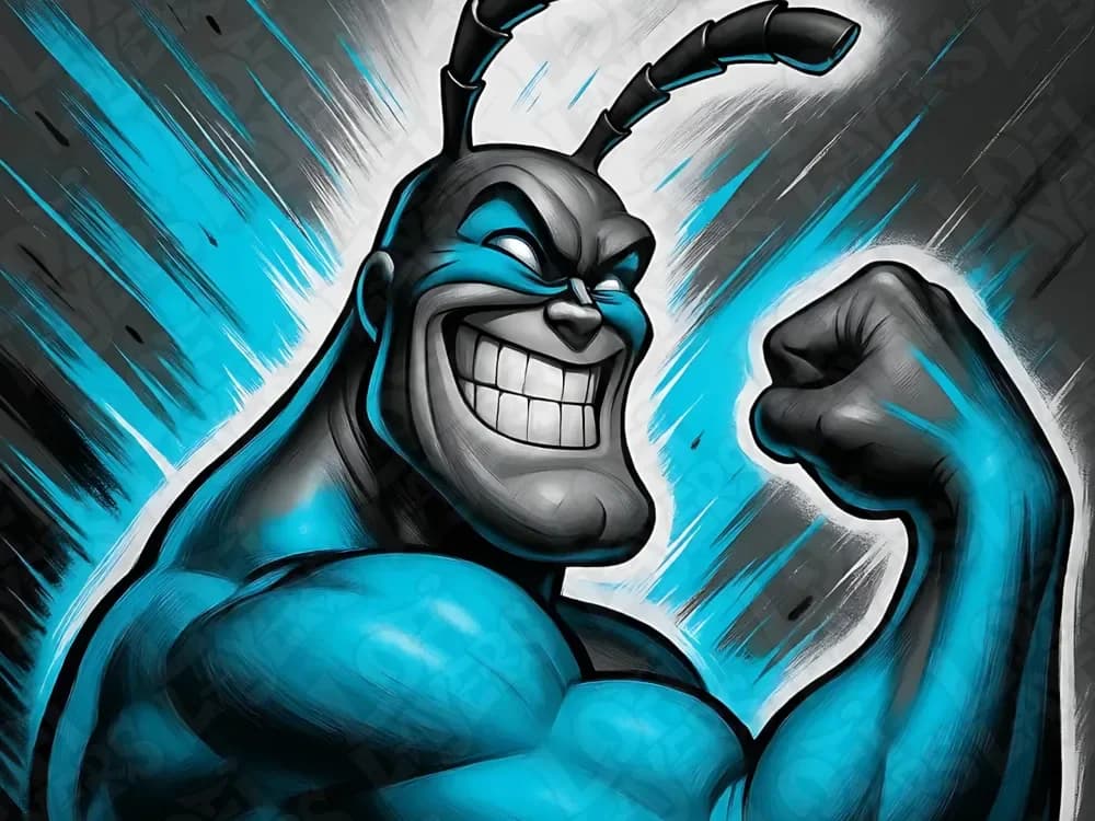 The Tick Hueforge by LoFi Layers HueForge model: The Tick Hueforge by LoFi Layers