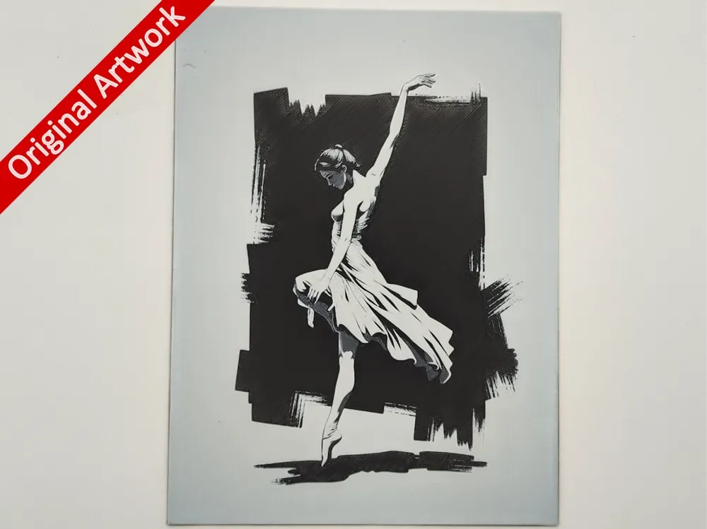 Ballet dancer - hueforge by Altf4-Formation HueForge model: Ballet dancer - hueforge by Altf4-Formation