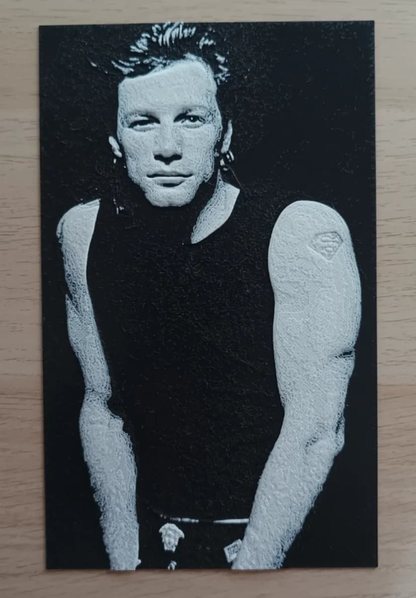 Bon Jovi Hueforge by Atrus Design HueForge model: Bon Jovi Hueforge by Atrus Design