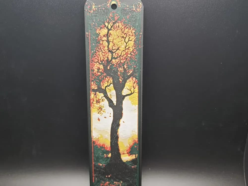 Autumn Hueforge Bookmark by the_bearded_jedi HueForge model: Autumn Hueforge Bookmark by the_bearded_jedi