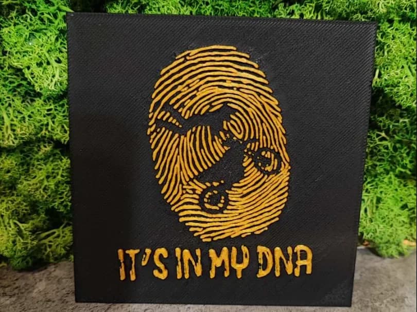 HueForge model: DNA by Garuda3D