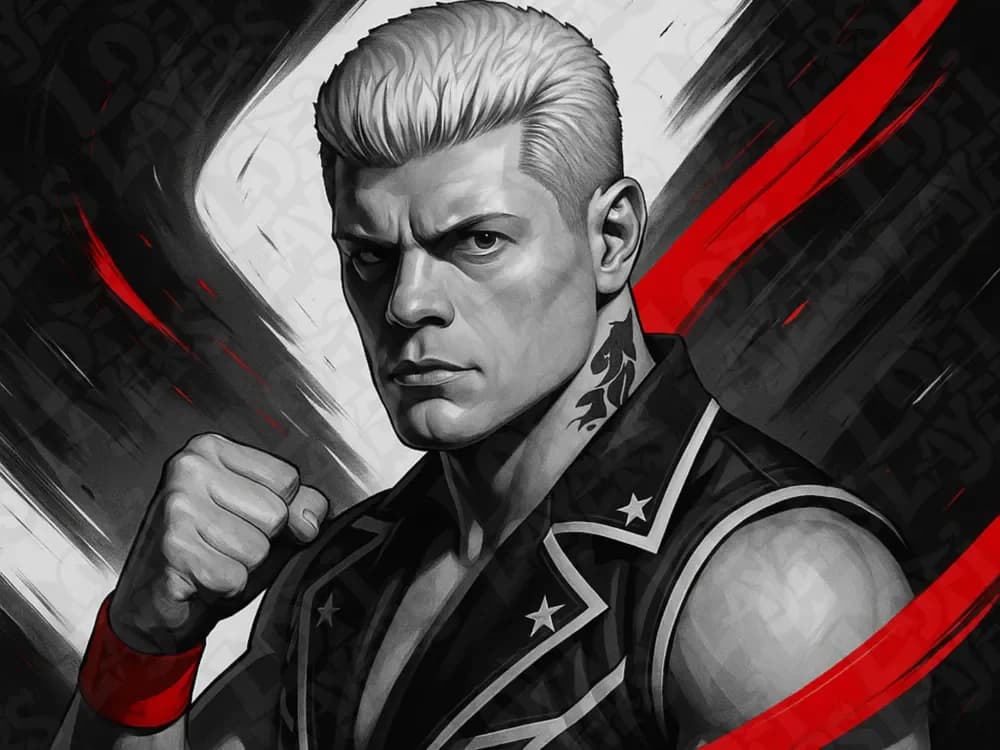 Cody Rhodes Hueforge by LoFi Layers HueForge model: Cody Rhodes Hueforge by LoFi Layers