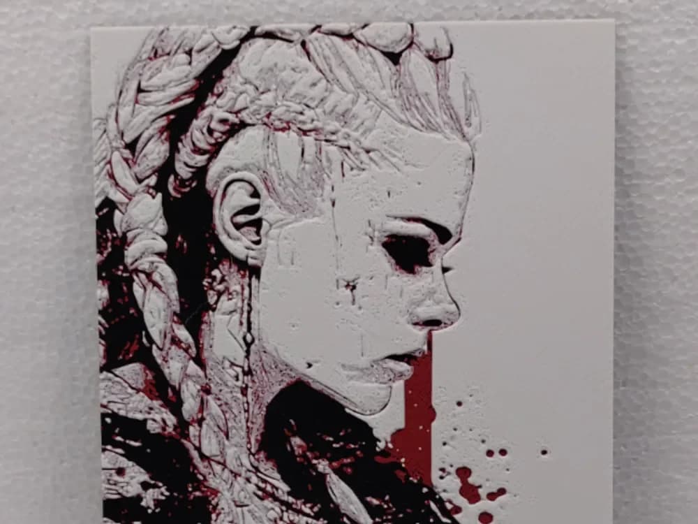 HueForge model: Vikings Lagertha II by Asgar3D