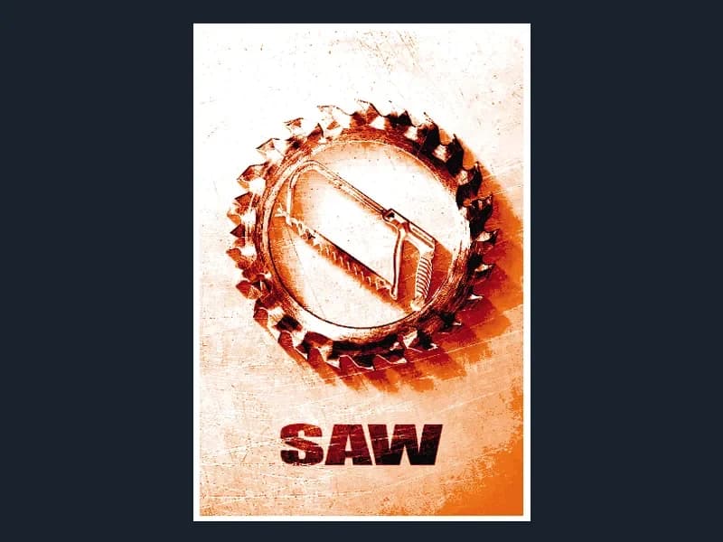 Saw (Movie Poster - HueForge) by HugheCraft HueForge model: Saw (Movie Poster - HueForge) by HugheCraft