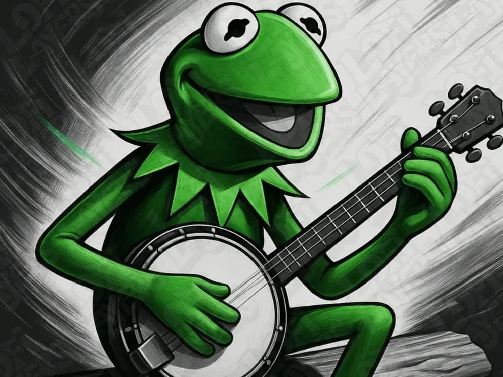 Kermit the Frog Hueforge by LoFi Layers HueForge model: Kermit the Frog Hueforge by LoFi Layers