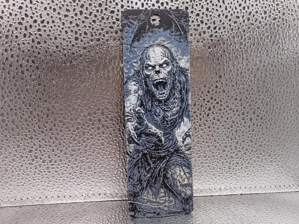 Ghoul Bookmark – Hueforge by Borishotch Industries HueForge model: Ghoul Bookmark – Hueforge by Borishotch Industries