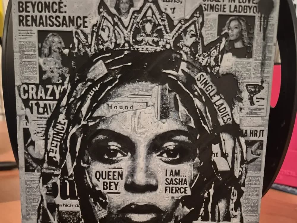 Beyonce newspaper hueforge by Buntsta HueForge model: Beyonce newspaper hueforge by Buntsta