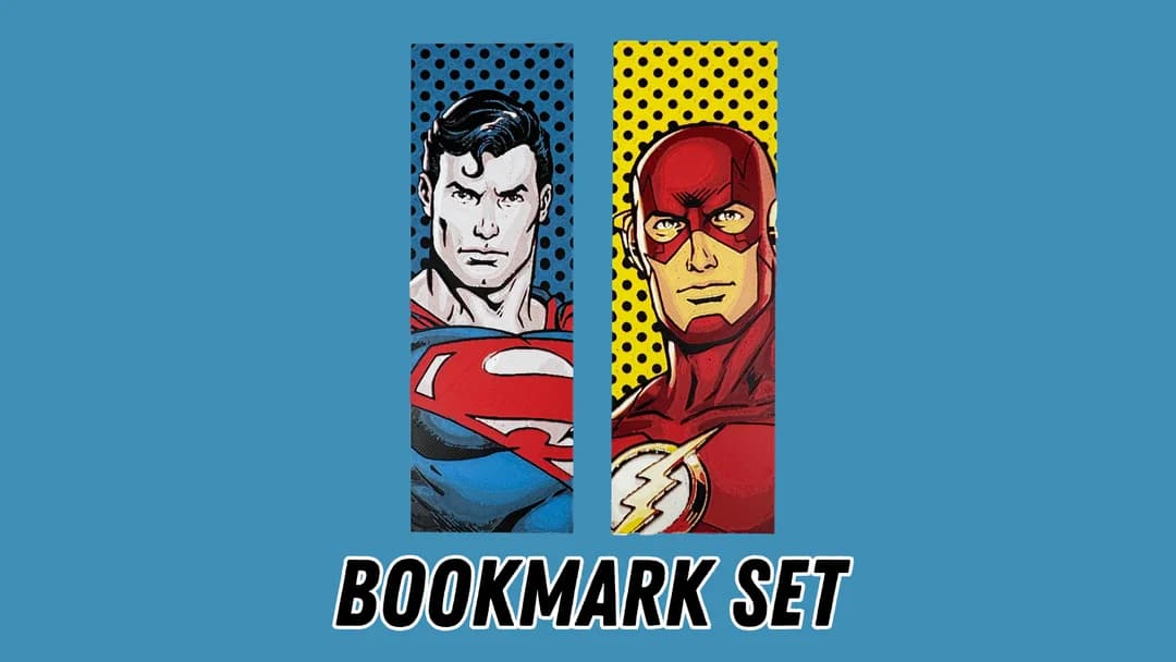 Superman and Flash - DC Comics Bookmark Set by Canadian Gamer HueForge model: Superman and Flash - DC Comics Bookmark Set by Canadian Gamer