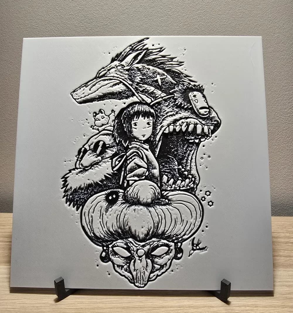 Voyage Chihiro / spirited away Hueforge Miyazaki by Kactus Fpv HueForge model: Voyage Chihiro / spirited away Hueforge Miyazaki by Kactus Fpv