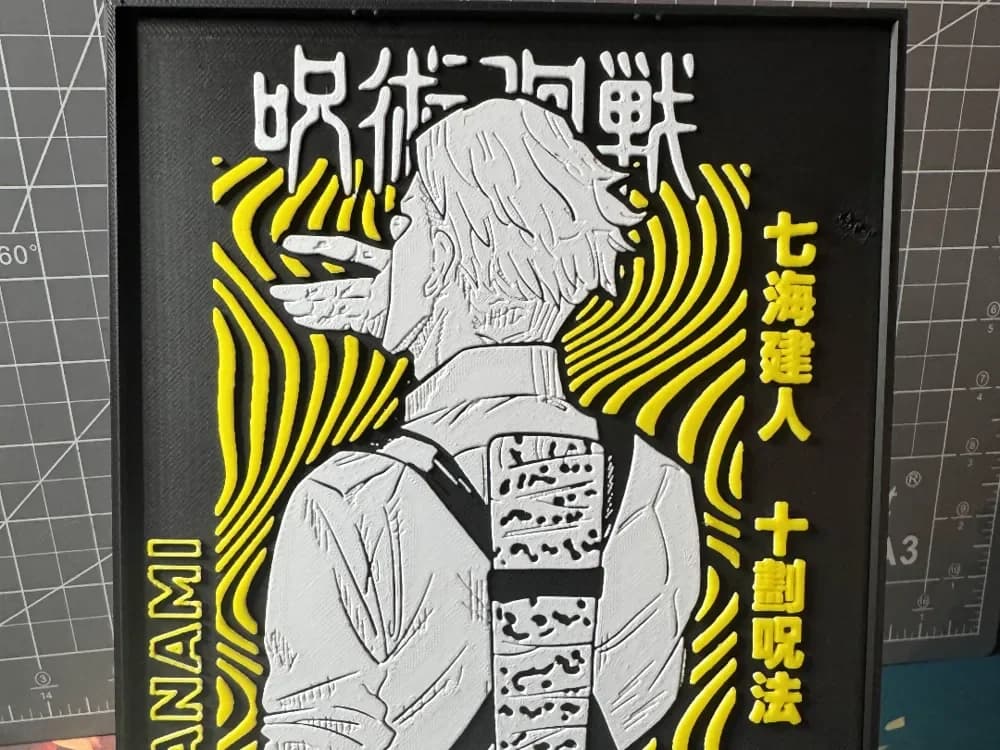 Hueforge of Kento Nanami from Jujutsu Kaisen