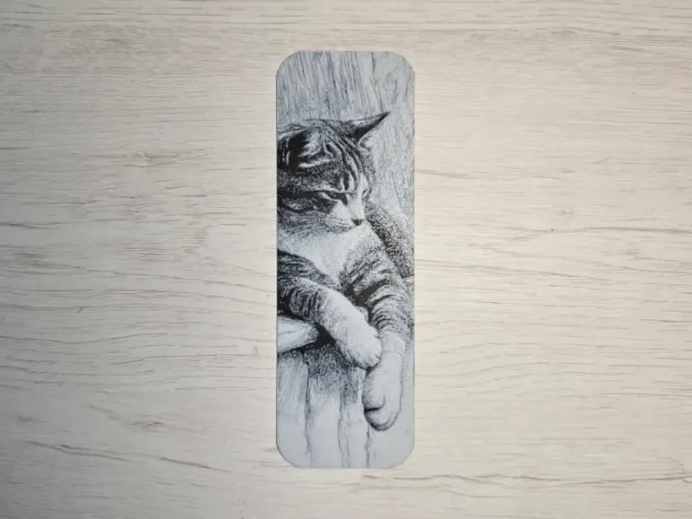 Cat Bookmark by Atrus Design HueForge model: Cat Bookmark by Atrus Design