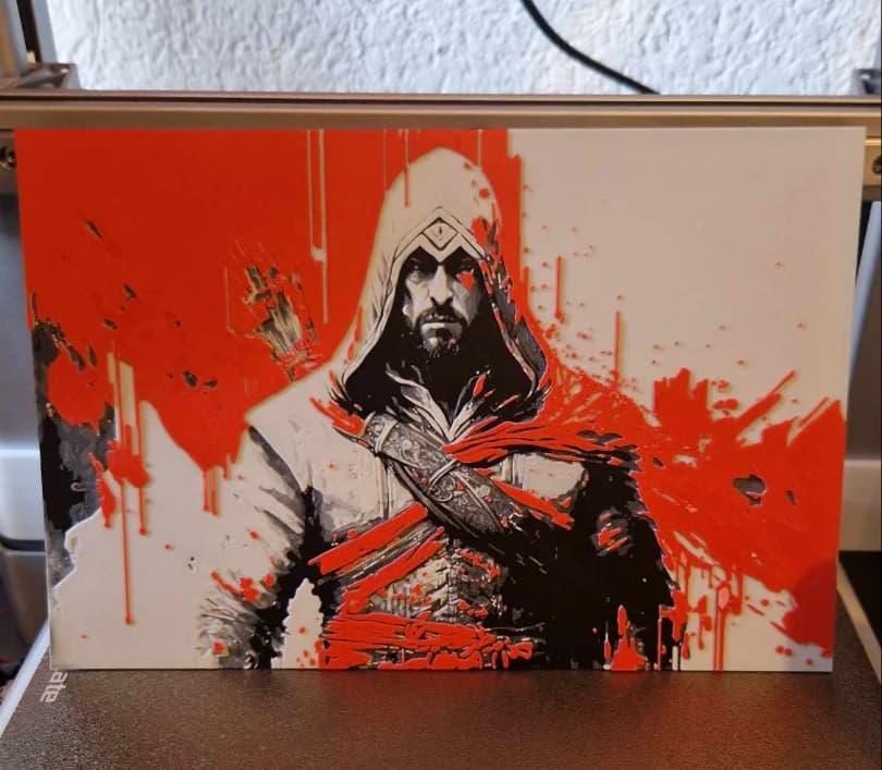 Assassin's creed Ezio Hueforge by Dakiren HueForge model: Assassin's creed Ezio Hueforge by Dakiren