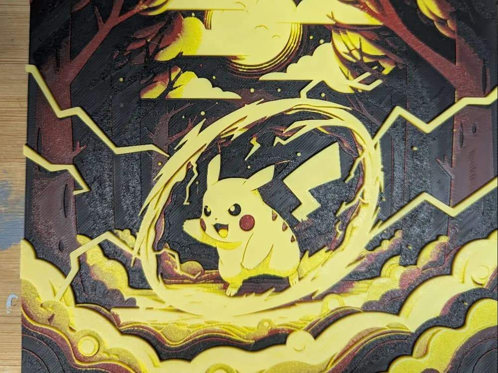 hueforge pikachu hueforge pikachu
