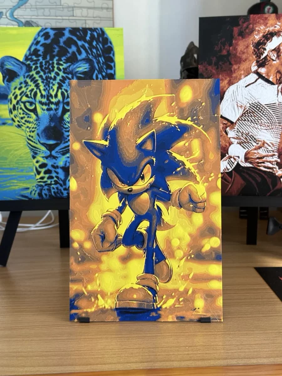 Sonic HueForge by enricoRE HueForge model: Sonic HueForge by enricoRE