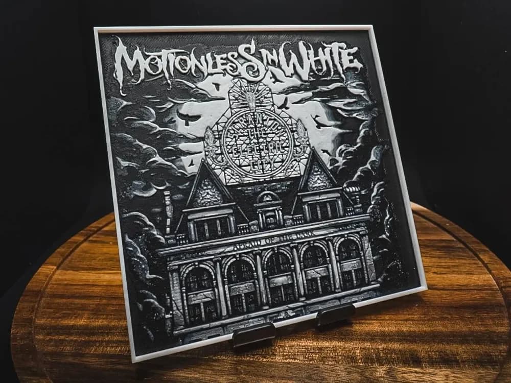 Motionless In White – Afraid Of The Dark(HueForge) by HugheCraft HueForge model: Motionless In White – Afraid Of The Dark(HueForge) by HugheCraft