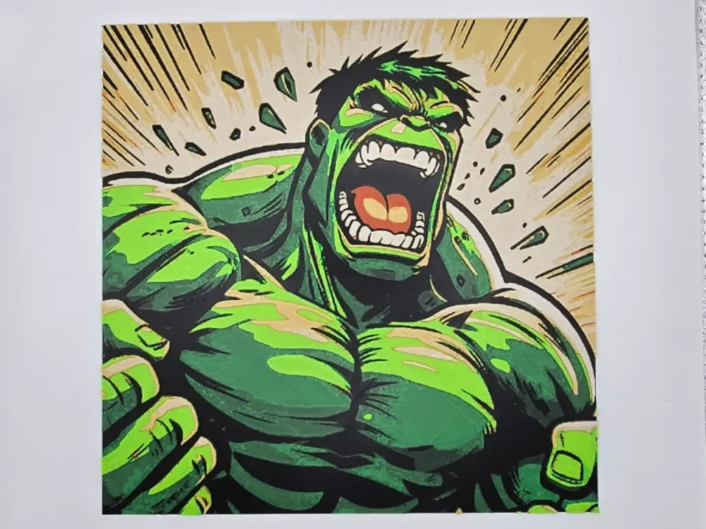 Hulk by Kactus Fpv HueForge model: Hulk by Kactus Fpv