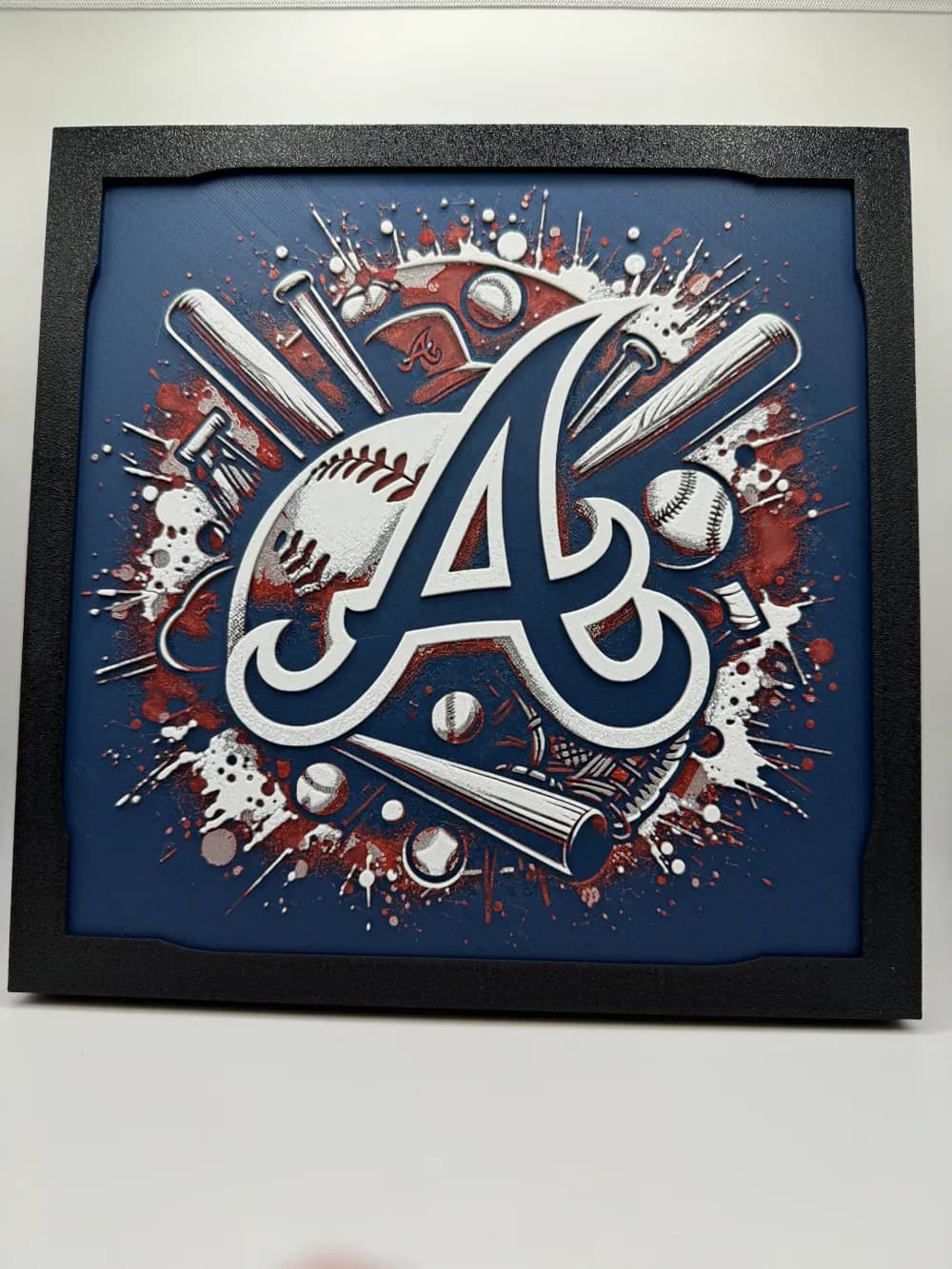 HueForge model: Atlanta Braves - MLB Hueforge by Canadian Gamer