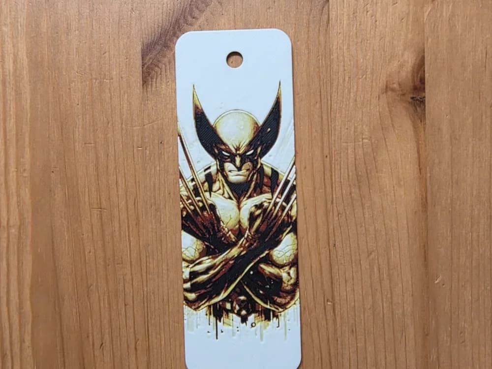 wolverine bookmark by Morganja HueForge model: wolverine bookmark by Morganja