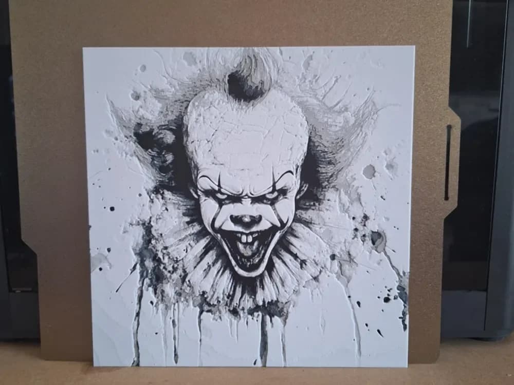 IT the Clown - Hueforge by 3dGlow HueForge model: IT the Clown - Hueforge by 3dGlow