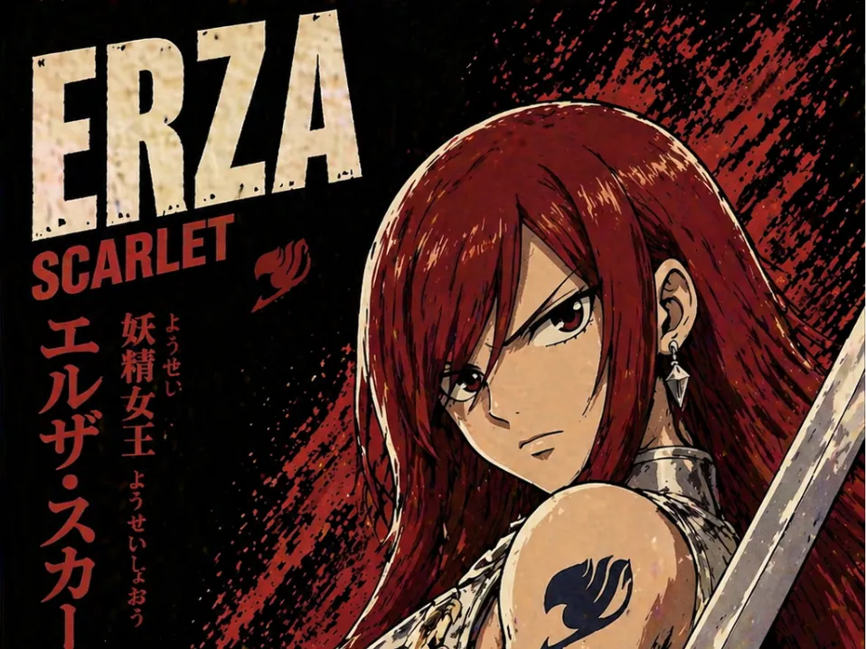 ERZA SCARLET - FAIRY TAIL HUEFORGE EASY PRINT by Hueforge Maker HueForge model: ERZA SCARLET - FAIRY TAIL HUEFORGE EASY PRINT by Hueforge Maker