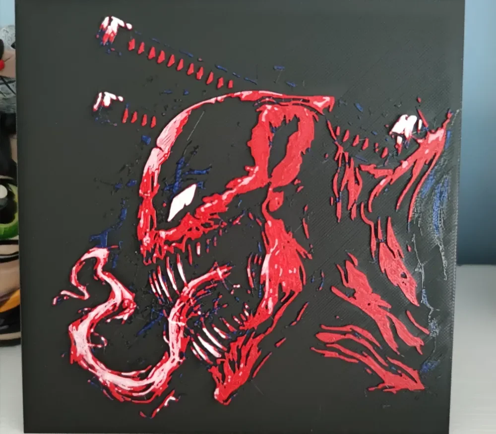 Hueforge VenomPool by Litolunar HueForge model: Hueforge VenomPool by Litolunar