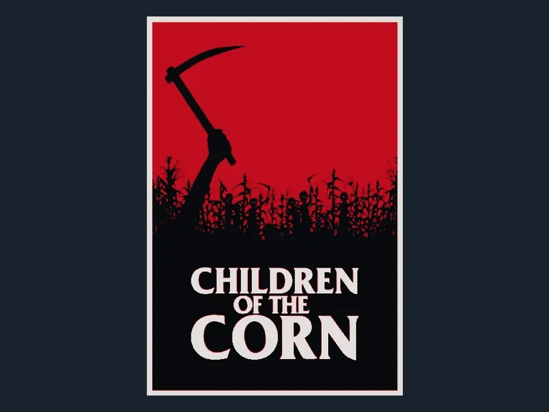 Children of the Corn (Movie Poster - HueForge) by HugheCraft HueForge model: Children of the Corn (Movie Poster - HueForge) by HugheCraft