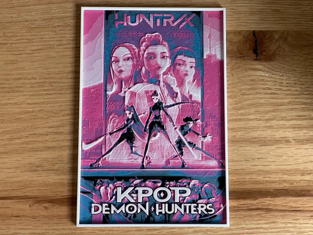 KPop Demon Hunters (2025) Hueforge Movie Poster KPop Demon Hunters (2025) Hueforge Movie Poster