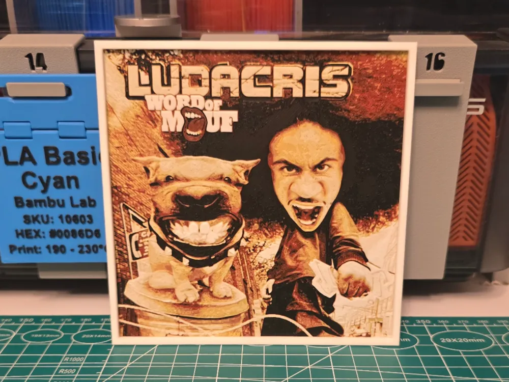 Ludacris "Word Of Mouf" Album - Hueforge Art Ludacris "Word Of Mouf" Album - Hueforge Art