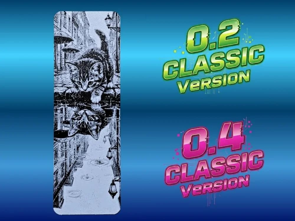 Puddle Kitten Bookmark by Atrus Design HueForge model: Puddle Kitten Bookmark by Atrus Design