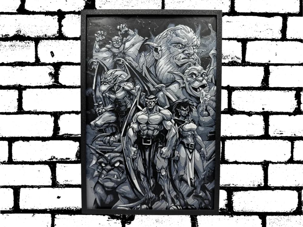 Gargoyles - Disney Cartoon by Canadian Gamer HueForge model: Gargoyles - Disney Cartoon by Canadian Gamer
