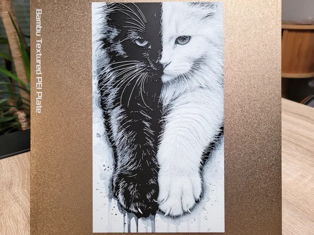 HueForge model: Yin Yang Cat - Hueforge - 134x235 by Vincent111