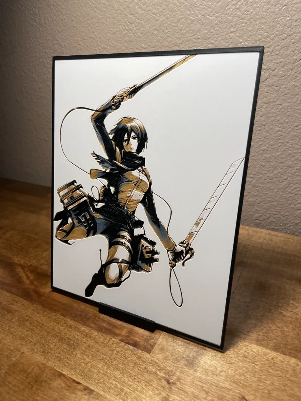 HueForge model: Hueforge - Attack on Titan - Mikasa ODM Gear by Cloudy Nostalgia