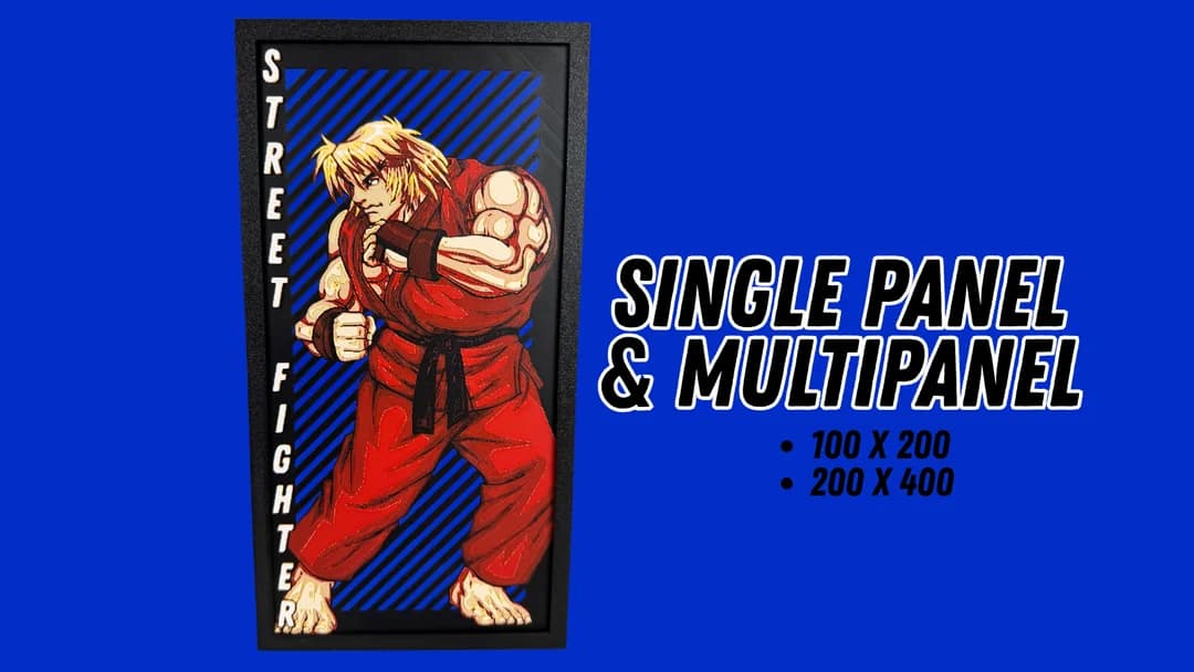 Ken - Street Fighter Hueforge Ken - Street Fighter Hueforge