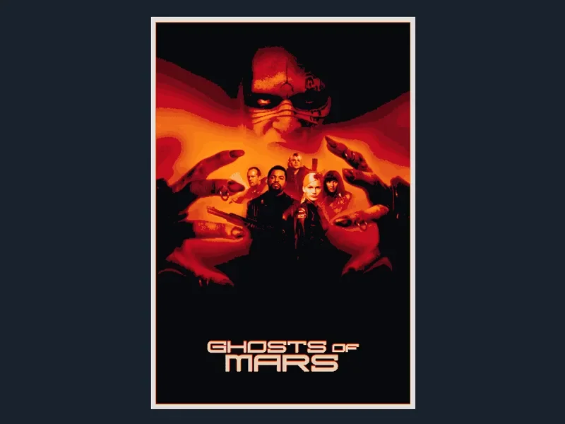 Ghosts of Mars (Movie Poster - HueForge) by HugheCraft HueForge model: Ghosts of Mars (Movie Poster - HueForge) by HugheCraft