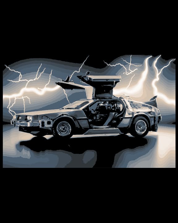 Artful Creation and Fan art - Back to the Future Star, the DeLorean - Car Collection Model Artful Creation and Fan art - Back to the Future Star, the DeLorean - Car Collection Model