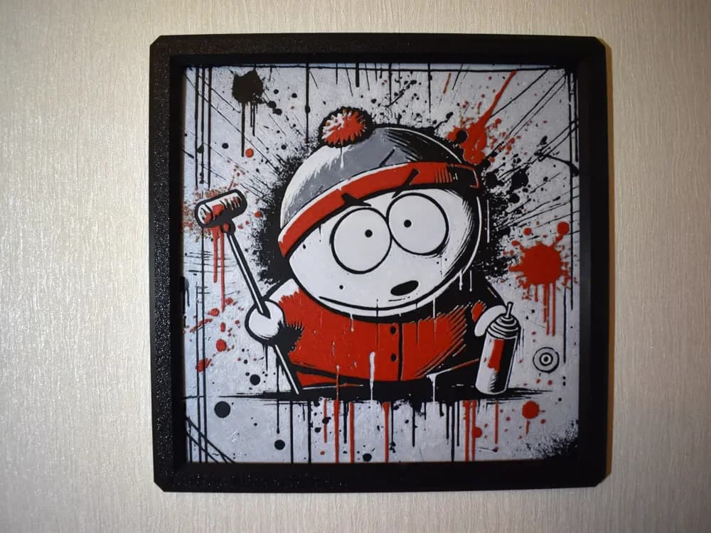 Cartman Hueforge by Chris B HueForge model: Cartman Hueforge by Chris B