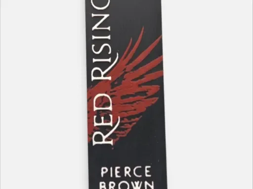 Red Rising Bookmark by MythicHue's HueForge model: Red Rising Bookmark by MythicHue's