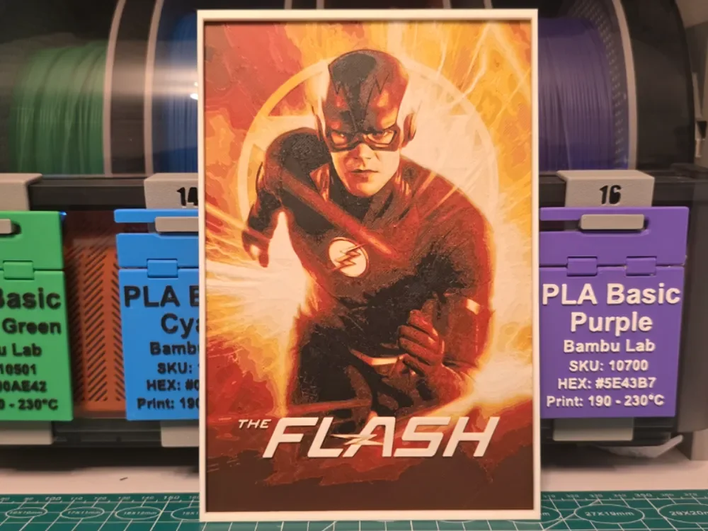 The Flash Series Poster - Hueforge Art The Flash Series Poster - Hueforge Art