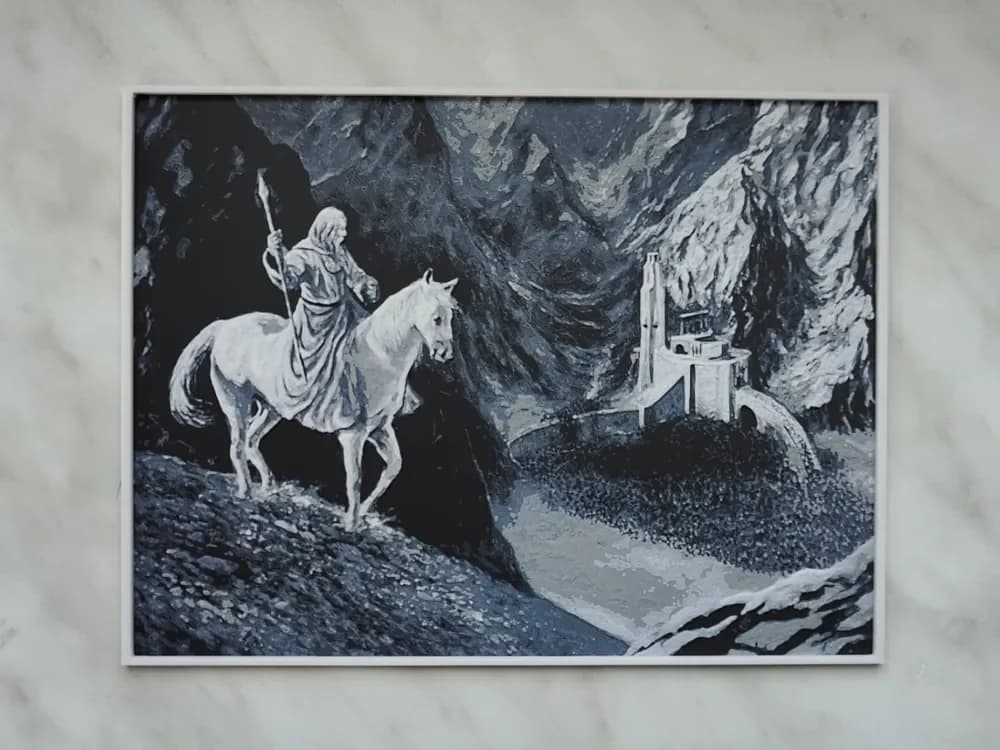 HueForge model: Helms Deep - Hueforge by BeaN