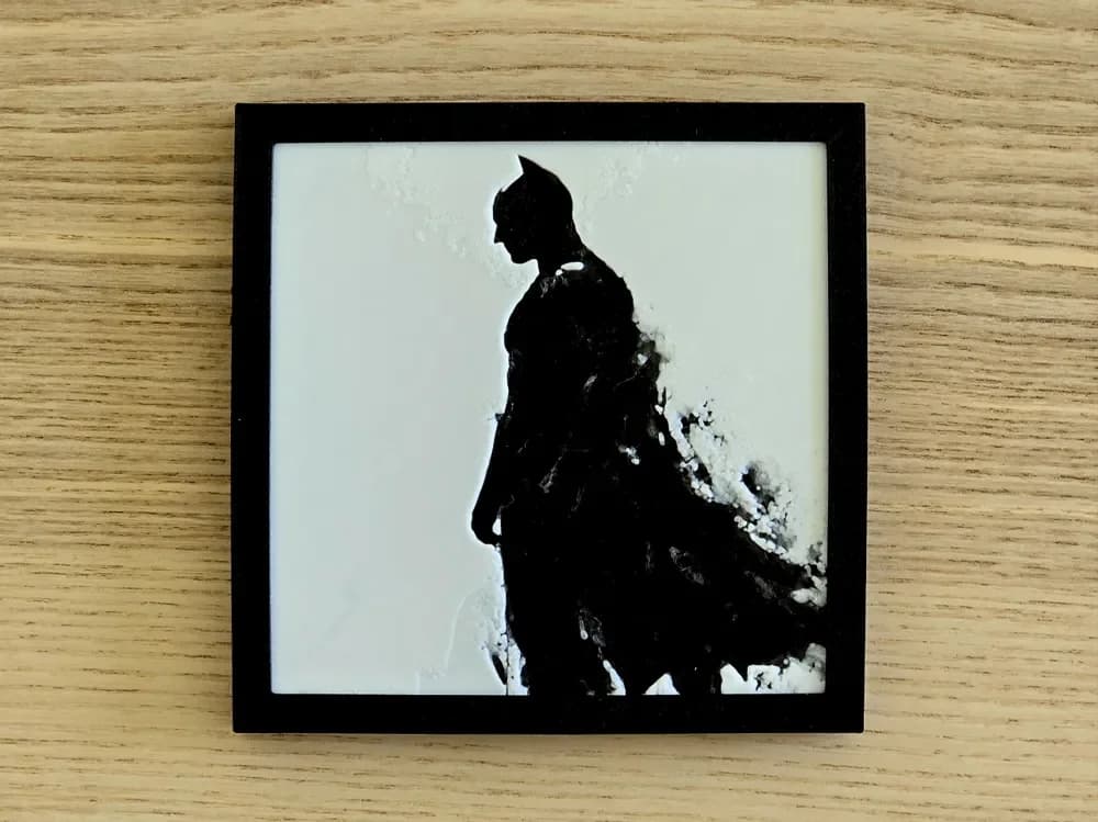 Batman Silhouette - HueForge Batman Silhouette - HueForge