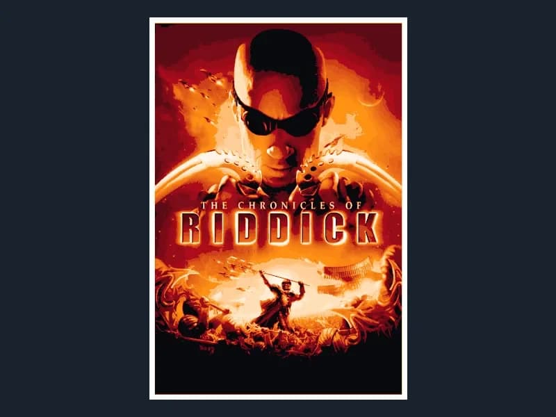 The Chronicles of Riddick(Movie Poster - HueForge) by HugheCraft HueForge model: The Chronicles of Riddick(Movie Poster - HueForge) by HugheCraft