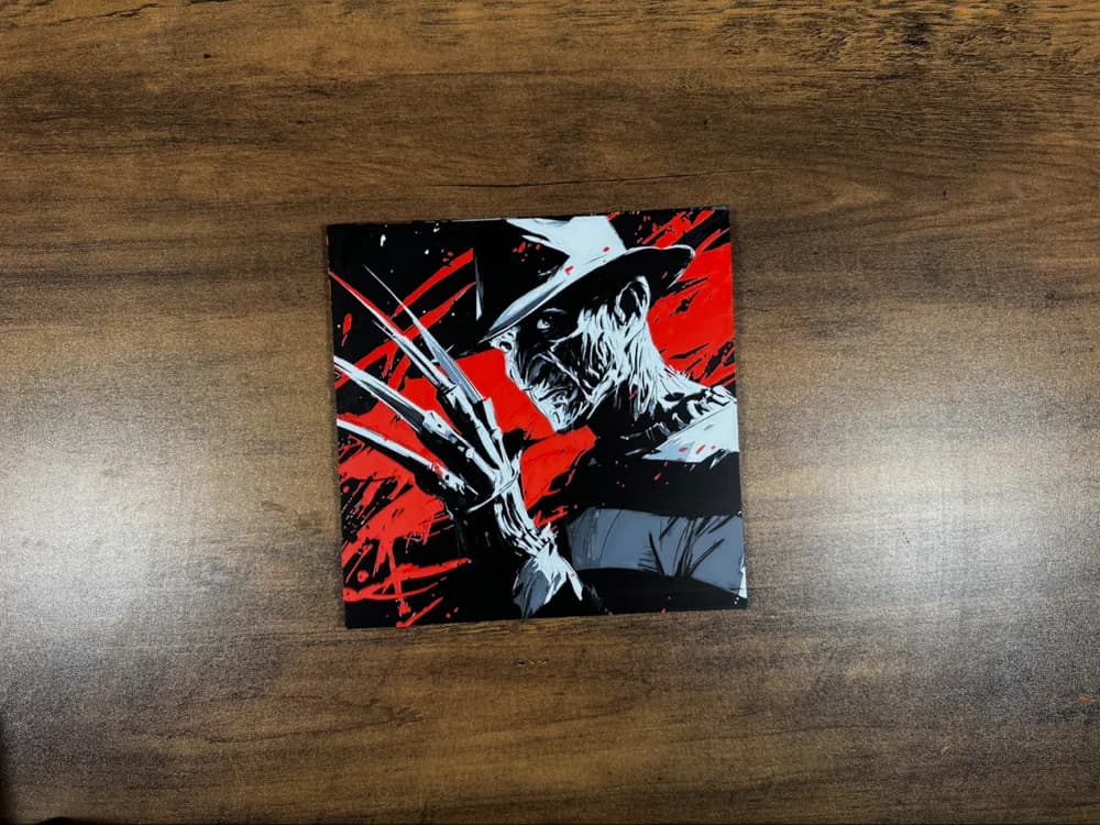 HueForge model: Freddy Krueger – Nightmare Splatter by 3D Prints By Vic