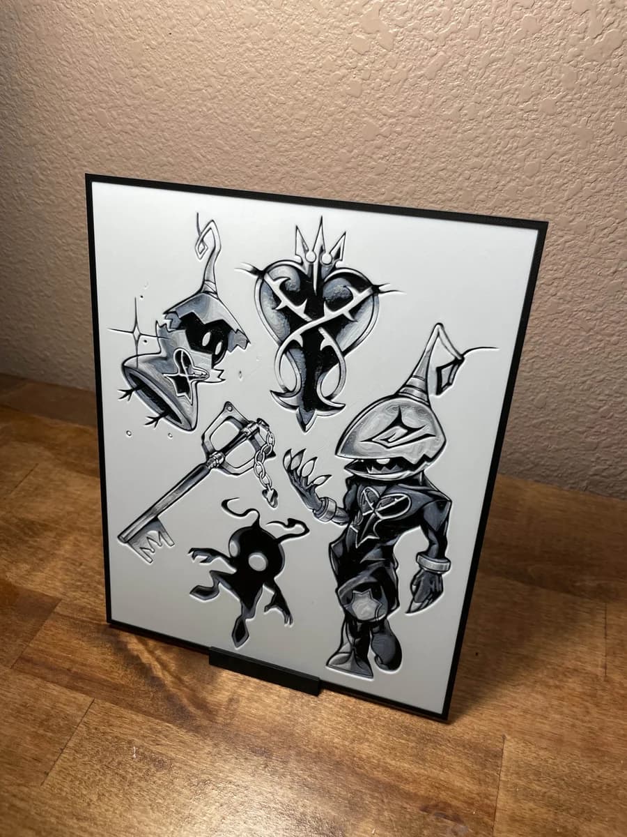 Heartless by Cloudy Nostalgia HueForge model: Heartless by Cloudy Nostalgia