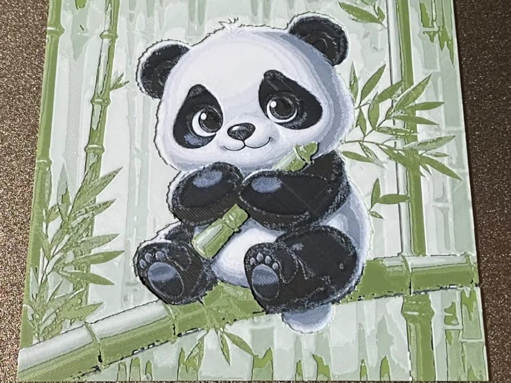 CutePanda by FantasyZ HueForge model: CutePanda by FantasyZ