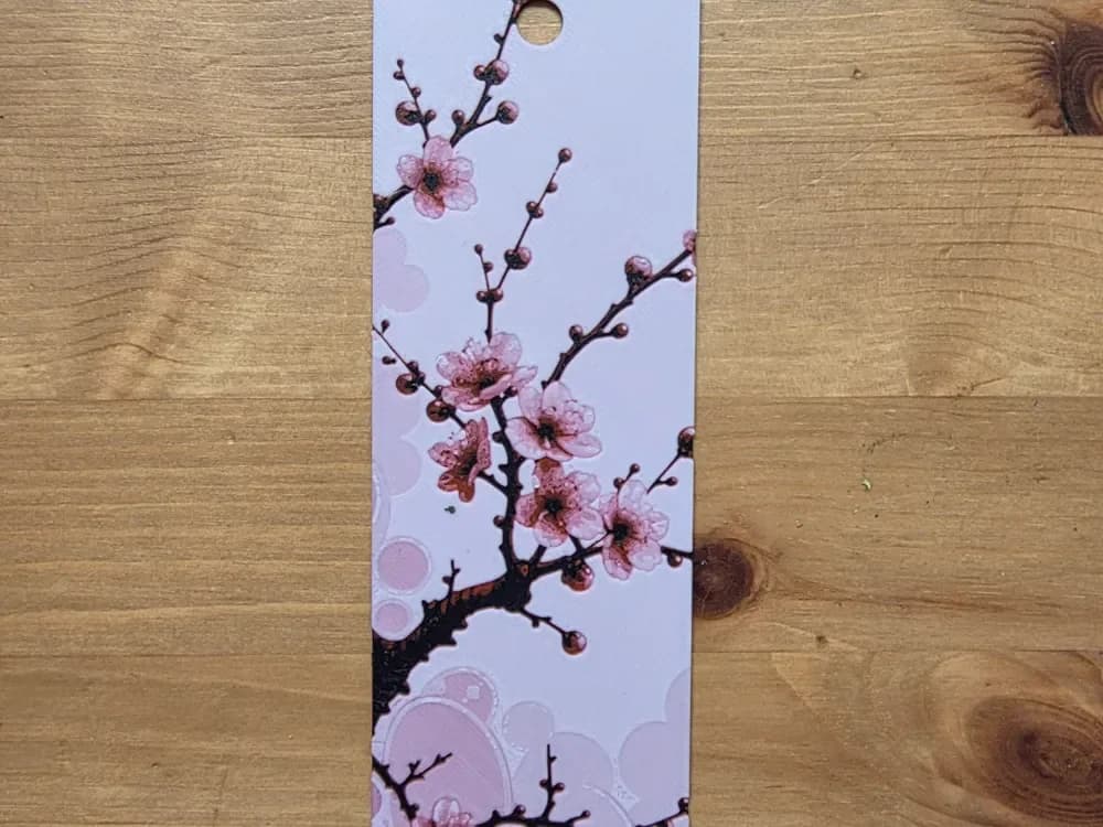 Blossom Tree Bookmark by Morganja HueForge model: Blossom Tree Bookmark by Morganja