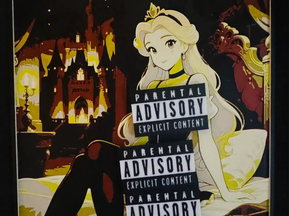 (NSFW) Aurore in Hell by World of Glt 3d HueForge model: (NSFW) Aurore in Hell by World of Glt 3d