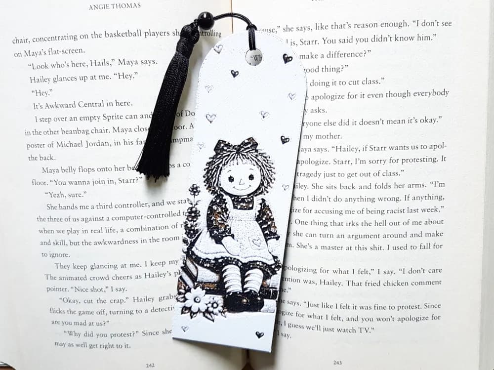 Bookmark, Raggedy Ann by Dame Jo HueForge model: Bookmark, Raggedy Ann by Dame Jo