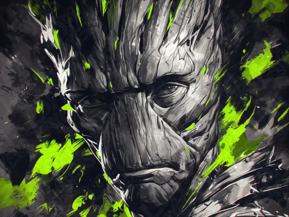 Groot Hueforge by LoFi Layers HueForge model: Groot Hueforge by LoFi Layers