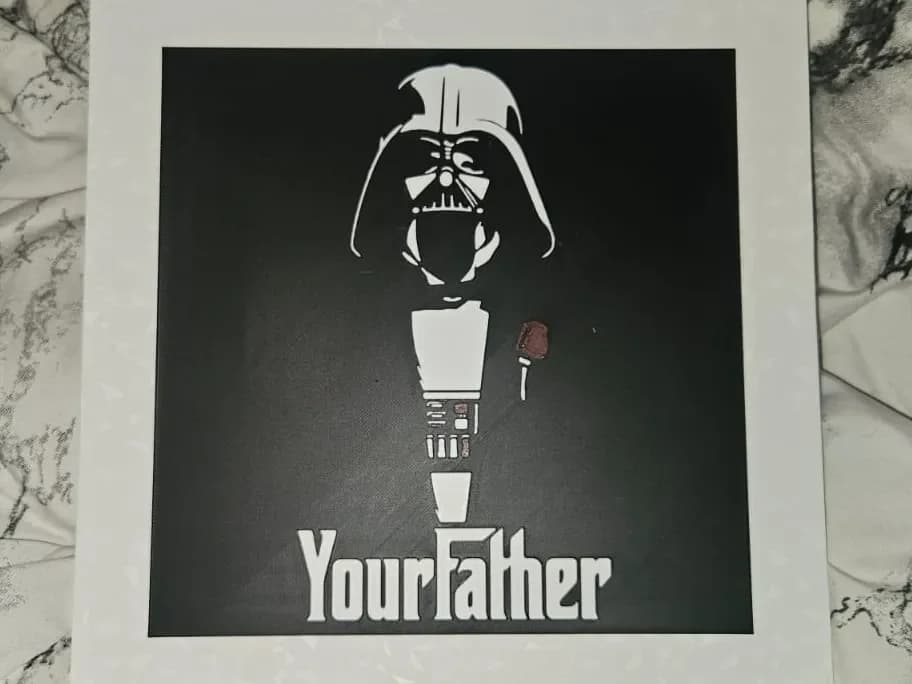 Darth Vater - Your Father - Hueforge by 3D_Rey HueForge model: Darth Vater - Your Father - Hueforge by 3D_Rey